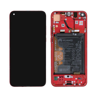 Huawei View 20 (PCT-L29) Display, Phantom Red, Incl. Battery HB436486ECW, 02352JKR