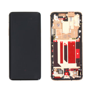 OnePlus 7 Pro (GM1913) LCD Display, Incl. frame, Almond/Gold, OP7P-216549