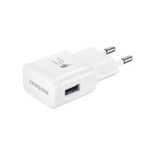 Samsung USB auf Micro USB Kabel + Fast Charger 15W, Weiß, EP-TA20EWEUGWW