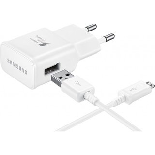 Samsung USB to Micro USB Cable + Fast Charge 15W, White, EP-TA20EWEUGWW