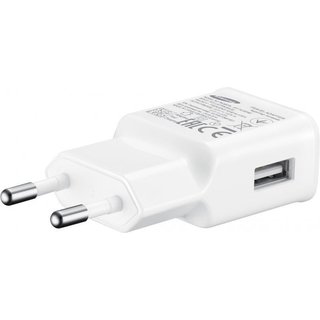 Samsung USB naar Micro USB Kabel + Fast Charger/Oplader 15W, Wit, EP-TA20EWEUGWW