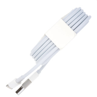 Lightning Naar USB Kabel, HIGH COPY - E75, Wit, 2M, Geschikt Voor iPhone, iPad, Airpods