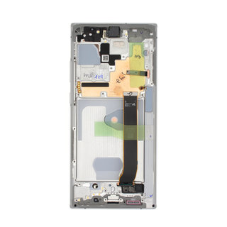 Samsung Galaxy Note20 Ultra 5G (N986B) Display, Mystic White/Wit, GH82-23596C;GH82-23597C