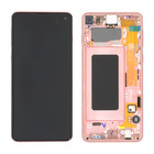 Samsung Galaxy S10 (G973F) Display, Flamingo Pink/Rosa, GH82-18850D;GH82-18835D