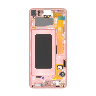 Samsung Galaxy S10 (G973F) Display, Flamingo Pink/Roze, GH82-18850D;GH82-18835D