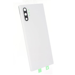 Akkudeckel , AAA, Aura White/Weiß, Kompatibel Mit Dem Samsung N975F Galaxy Note 10+