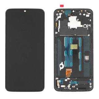 OnePlus 6T (A6013) LCD Display, Schwarz, Incl. frame, OP6T-LCD-IN-BL