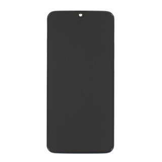 OnePlus 6T (A6013) LCD Display, Zwart, Incl. frame, OP6T-LCD-IN-BL