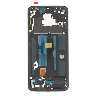 OnePlus 6T (A6013) LCD Display, Zwart, Incl. frame, OP6T-LCD-IN-BL