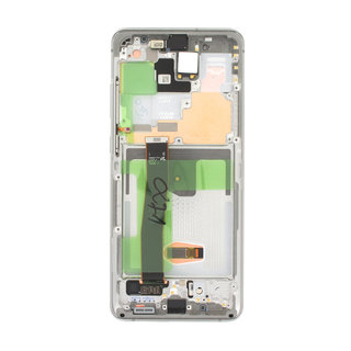 Samsung Galaxy S20 Ultra (G988F/DS) Display, Incl. Camera, Cloud White/Wit, GH82-22271C;GH82-22327C