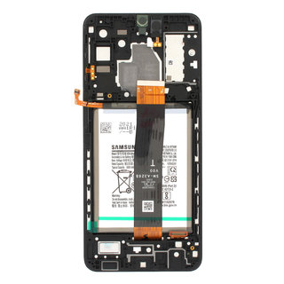 Samsung A326B Galaxy A32 5G Display + Batterie, Schwarz, GH82-25453A;GH82-25454A