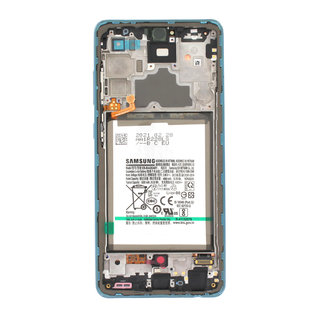 Samsung A725F Galaxy A72 4G Display + Battery, Awesome Blue, GH82-25542B;GH82-25541B