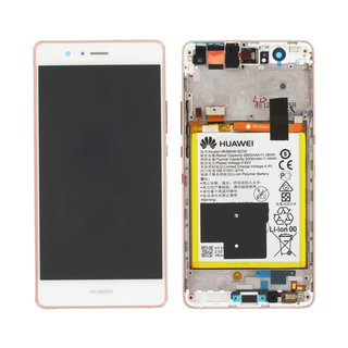 Huawei VNS-L31 P9 Lite Display + Batterie, Rosa, 02351BUG;02351LGQ