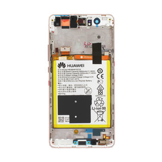 Huawei VNS-L31 P9 Lite Display + Batterie, Rosa, 02351BUG;02351LGQ