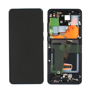 Samsung Galaxy S20 Ultra (G988F/DS) Display, Incl. Camera, Cosmic Black/Zwart, GH82-22271A;GH82-22327A