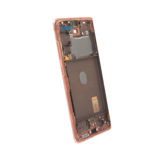 Samsung Galaxy S20 FE 4G (G780) Display, Cloud Orange/Oranje, GH82-24219F;GH82-24220F;GH82-31328F;GH82-31329F