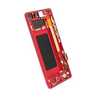 Samsung Galaxy S10+ (G975F) Display, Cardinal Red/Rot, GH82-18849H;GH82-18834H;GH82-18857H