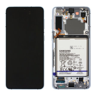 Samsung G996B Galaxy S21+ 5G Display + Batterie, Phantom Silver/Silber, GH82-24744C;GH82-24555C