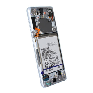 Samsung G996B Galaxy S21+ 5G Display + Batterie, Phantom Silver/Silber, GH82-24744C;GH82-24555C