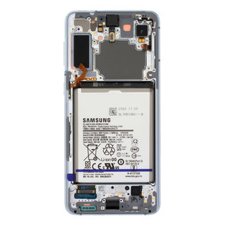 Samsung G996B Galaxy S21+ 5G Display + Batterie, Phantom Silver/Silber, GH82-24744C;GH82-24555C