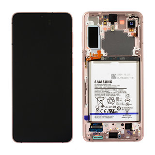 Samsung G996B Galaxy S21+ 5G Display + Batterij, Phantom Violet/Paars, GH82-24744B;GH82-24555B