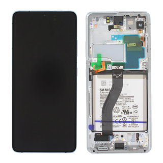 Samsung Galaxy S21 Ultra 5G (G998B) Display + Batterie, Phantom Silver/Silber, GH82-24591B