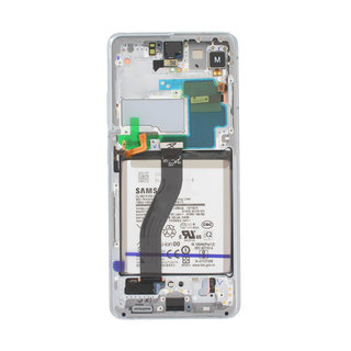 Samsung Galaxy S21 Ultra 5G (G998B) Display + Batterie, Phantom Silver/Silber, GH82-24591B