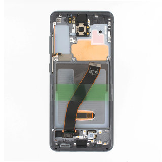 Samsung Galaxy S20 5G (G981F/DS) Display, Cosmic Grey/Grijs, GH82-22123A;GH82-22131A