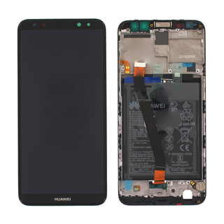 Huawei Mate 10 Lite RNE-L01 LCD Display Module + Touch Screen Display + Frame, Black, Incl. Battery 3340mAH, 02351QCY;02351PYX