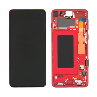 Samsung Galaxy S10 (G973F) Display, Cardinal Red, GH82-18850H;GH82-18835H