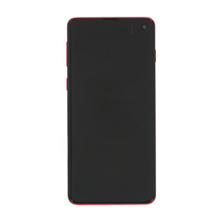 Samsung Galaxy S10 (G973F) Display, Cardinal Red/Rood, GH82-18850H;GH82-18835H