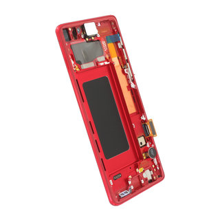 Samsung Galaxy S10 (G973F) Display, Cardinal Red/Rood, GH82-18850H;GH82-18835H