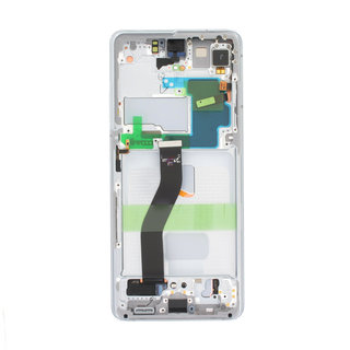 Samsung Galaxy S21 Ultra 5G (G998B) Display, Phantom Silver/Silber, (Excl. Camera), GH82-26035B;GH82-26036B