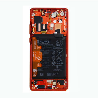 Huawei P30 Dual Sim (ELE-L29) Display, Amber Sunrise/Rood, Incl. Battery, 02352NLQ