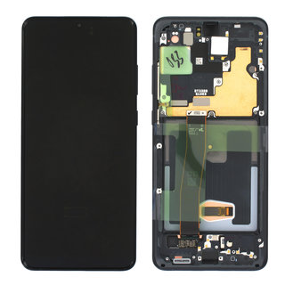 Samsung Galaxy S20 Ultra (G988F/DS) Display, Excl. Camera, Cosmic Black/Zwart, GH82-26032A;GH82-26033A