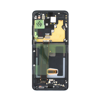 Samsung Galaxy S20 Ultra (G988F/DS) Display, Excl. Camera, Cosmic Black/Zwart, GH82-26032A;GH82-26033A