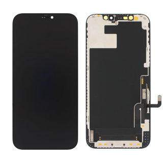 Display, OEM Pulled, Black, Compatible With The Apple iPhone 12