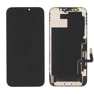 Display, OEM New, Black, Compatible With The Apple iPhone 12