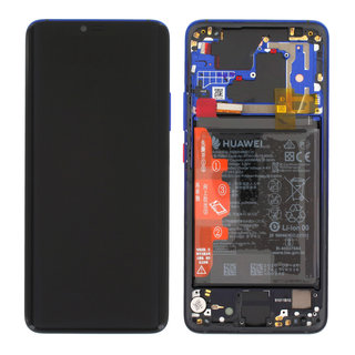 Huawei Mate 20 Pro Dual Sim (LYA-L29C) LCD Display Module, Twilight, Incl. battery HB486486ECW, 02352GGC