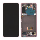 Samsung G991B Galaxy S21 5G Display, Phantom Pink/Roze, GH82-24544D;GH82-24545D