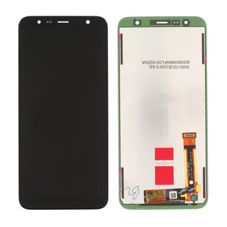 Samsung J610FN Galaxy J6+ LCD Display Module, Zwart, GH97-22582A;GH97-22583A