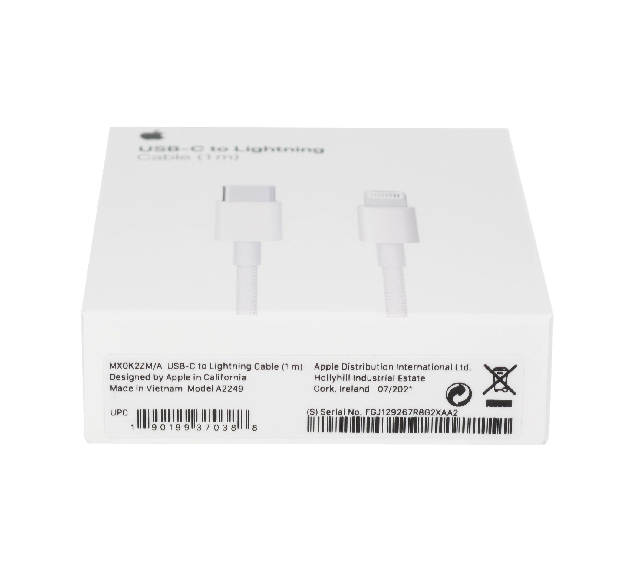 Apple MM0A3ZM/A USB-C to Lightning Cable (1m)