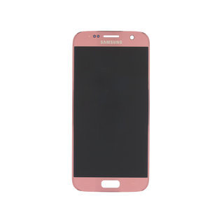 Samsung G930F Galaxy S7 LCD Display Modul, Pink Gold, GH97-18523E;GH97-18761E