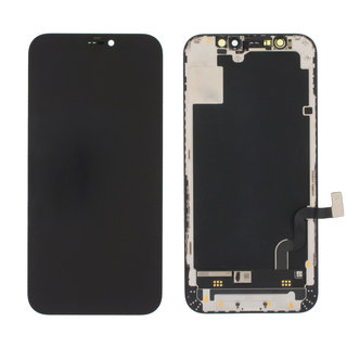 Display, OEM Pulled, Black, Compatible With The Apple iPhone 12 Mini