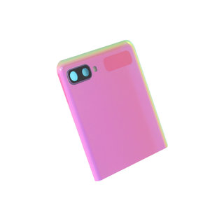 Samsung Galaxy Z Flip (F700F) Accudeksel + Display, Paars/Mirror Purple, SCLCD-SUB UB/Backcover, GH96-13380B