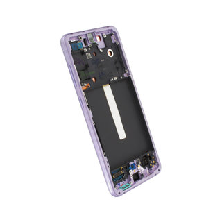 Samsung Galaxy S21 FE 5G (G990B) Display, Lavender Purple/Paars, GH82-26414D;GH82-26420D;GH82-26590D