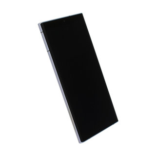 Samsung Galaxy S22 Ultra 5G (S908B) Display, Phantom White/Weiß, GH82-27488C;GH82-27489C