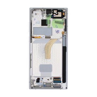 Samsung Galaxy S22 Ultra 5G (S908B) Display, Phantom White/Weiß, GH82-27488C;GH82-27489C