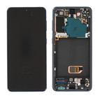 Samsung Galaxy S21 5G (G991B) Display, Phantom Gray/Grijs, Excl. Camera, GH82-27256A;GH82-27255A