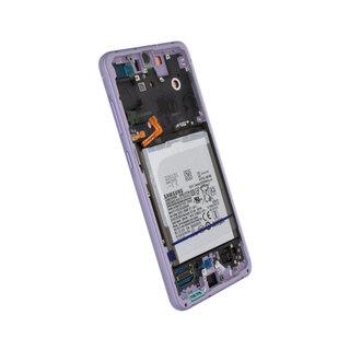 Samsung G990B Galaxy S21 FE 5G Display + Batterie, Lavender Purple/Lila, GH82-26412D